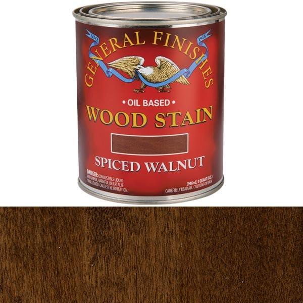 Wood Stain - Oil Based - Color:Spiced Walnut - Size:1 Quart